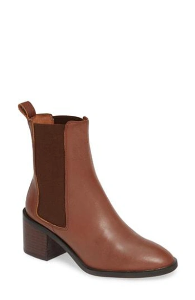 Alias Mae Gail Chelsea Bootie In Tan Leather