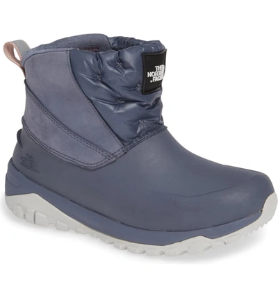 The North Face Yukiona Waterproof Ankle Boot In Grisaille Grey/ Tin Grey