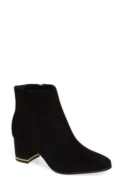 Calvin Klein Felicia Bootie In Black Suede | ModeSens