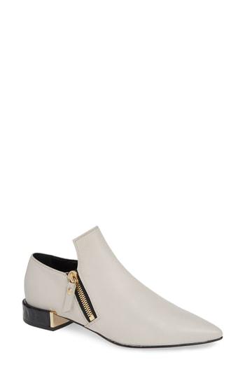 agl block heel bootie