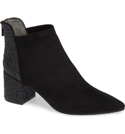 Adrianna Papell Honey Pointy Toe Stretch Bootie In Black Stretch