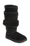Y/project X Ugg Layered Boot In Noir