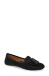 Patricia Green Ricky Genuine Calf Hair Loafer In Black Calf Hair