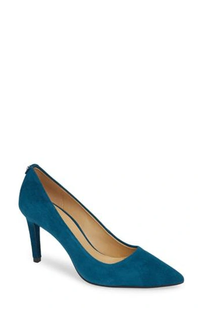 Michael Michael Kors Dorothy Flex Pump In Luxe Teal Suede