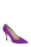 Stuart Weitzman Tippi Pump In Hyacinth Suede