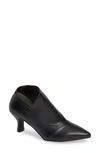 Adrianna Papell Hayes Pointy Toe Bootie In Black Leather