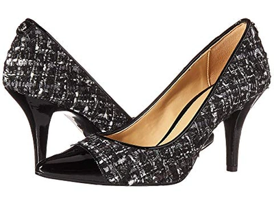 Michael Michael Kors Dorothy Flex Pump In Black/ Silver