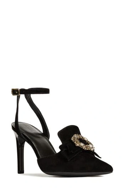 Geox Faviola Pump In Black Suede | ModeSens