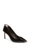 Ted Baker Wishiri Pump In Black/ Black Leather