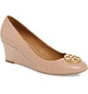 Tory Burch Chelsea Logo Medallion Wedge In Goan Sand