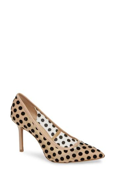 Katy Perry Pointy Toe Pump In Polka Dot Nude