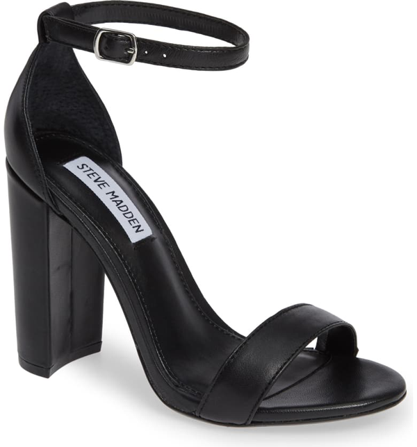 carrson black leather