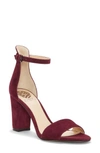 Vince Camuto Corlina Ankle Strap Sandal In Bitten Leather