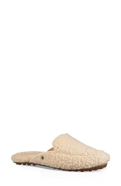 Ugg Lane Fluff Genuine Shearling Loafer Slipper In Natural | ModeSens