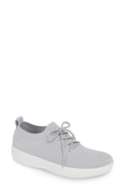 Fitflop F-sporty Uberknit(tm) Sneaker In Pearl Fabric