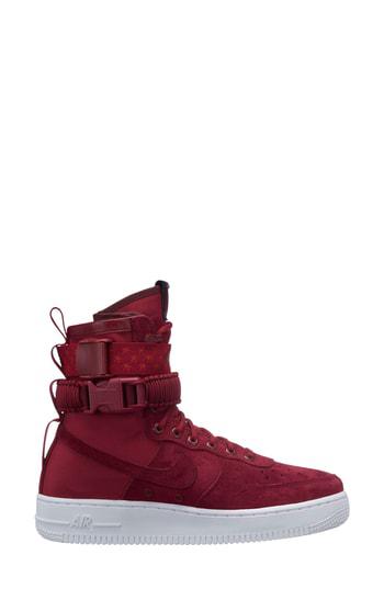 nike sf air force 1 high red