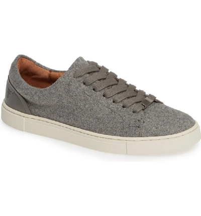 Frye Ivy Sneaker In Grey Wool Fabric