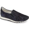 Amalfi By Rangoni Francia Slip-on Sneaker In Navy Leather