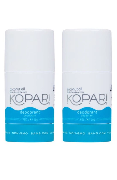 Kopari Natural Aluminum-free Coconut Deodorant Mini Duo In Original