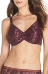 Wacoal Awareness Underwire Bra In Wine Tasting