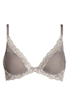 Natori Feathers Underwire Contour Bra In Stormy/ Princess