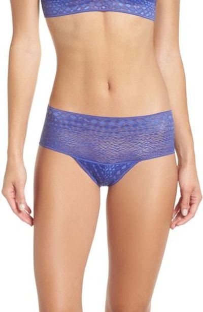 Cosabella Sweet Treats Snakes Hotpants In Blue Violet