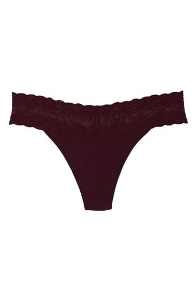 Natori Bliss Perfection Thong In Fig