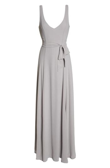 dove grey maxi dress