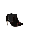 Furla Blogger Fencing Ankle Boots Onyx In Black