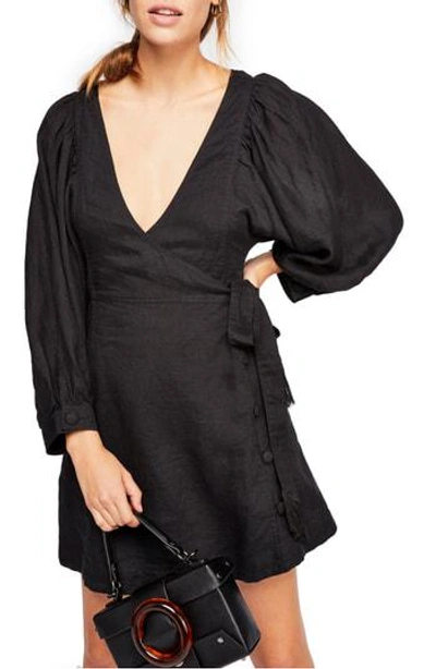 Free People Carino Minidress In Black