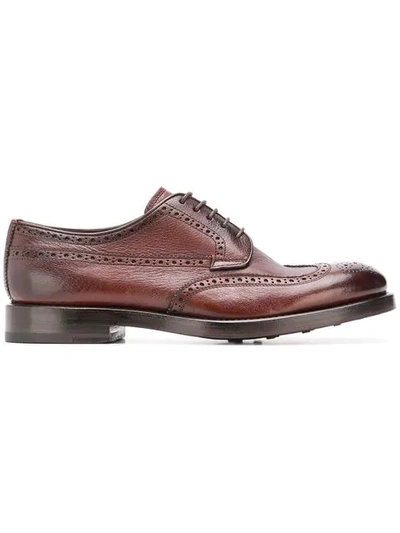 Henderson Baracco Lace-up Brogues In Brown