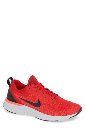 Nike Odyssey React Running Shoe In University Red/ Black/ Crimson | ModeSens