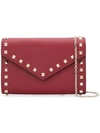 Valentino Garavani Valentino  Rockstud Clutch - Red