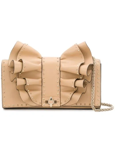 Valentino Garavani Valentino  Micro Stud Crossbody Bag - Neutrals