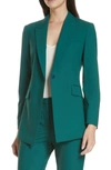 Theory Etiennette B Good Wool Suit Jacket In Bright Poplar