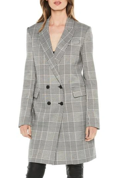 Bardot Plaid Coat In Monocheck