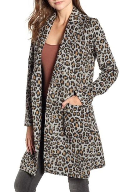 Cupcakes And Cashmere Leopard Belted Trench Coat