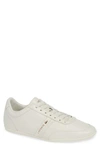 Lacoste Storda Low Top Sneaker In Off White/ Off White Leather