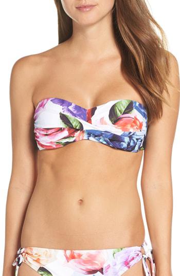 la blanca bandeau bikini top