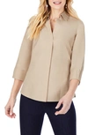 Foxcroft Taylor Fitted Non-iron Shirt In Almond Tart