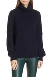 Vince Bishop Sleeve Cashmere Sweater In Coastal