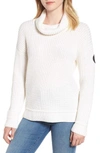Canada Goose Williston Wool Turtleneck Sweater In White
