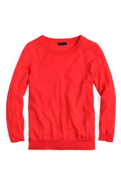 Jcrew Tippi Merino Wool Sweater In Bright Cerise