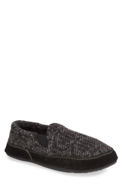 Acorn 'fave' Slipper In Charcoal Tweed