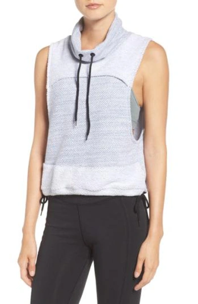 Free People Movement Free People 'wrap It Up' Funnel Neck Vest In Grey