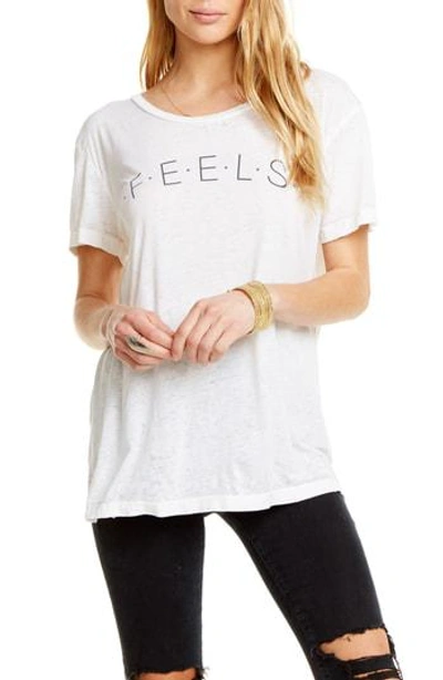 Chaser Feels Tee In White