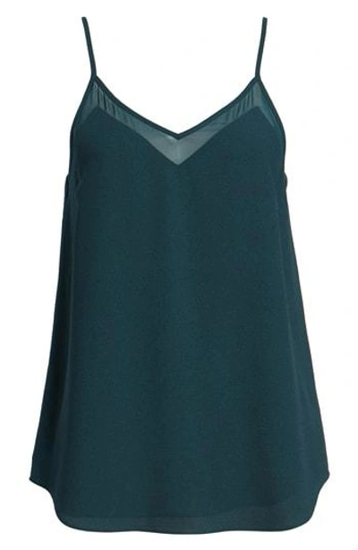 1.state Chiffon Inset Camisole In Pine