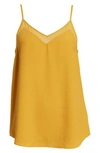1.state Chiffon Inset Camisole In Honey Pot