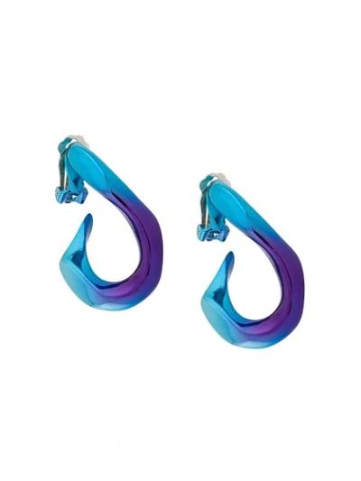 Annelise Michelson Small Broken Chain Earrings - Blue