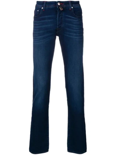 Jacob Cohen Straight Leg Jeans In Blue